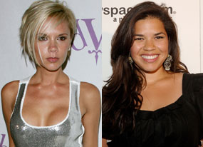 Posh Spice, America Ferrera Posh Spice, America Ferrera